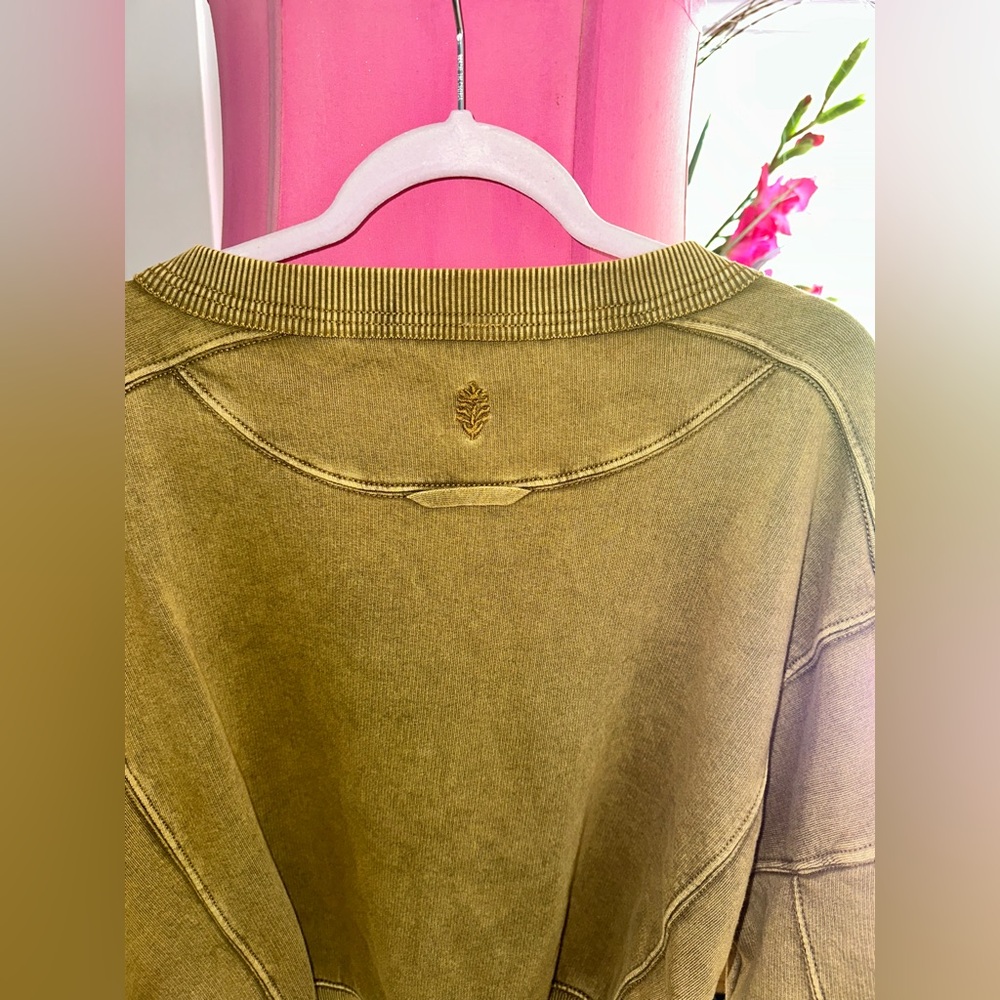 FREE PEOPLE - INTERCEPT PULLOVER IN HARVEST GOLD - Picture 14 of 14